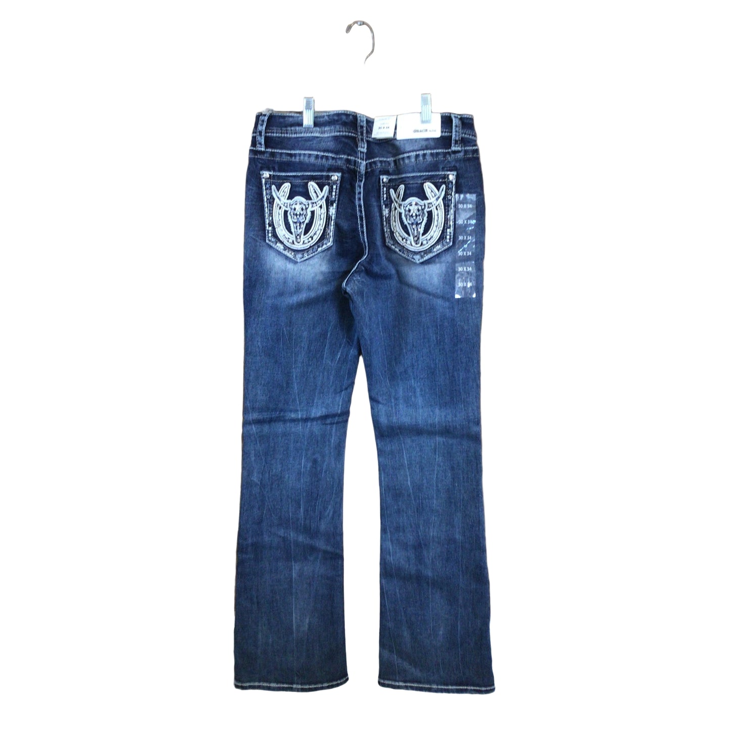 Grace in LA Women's Steer Head Jeans