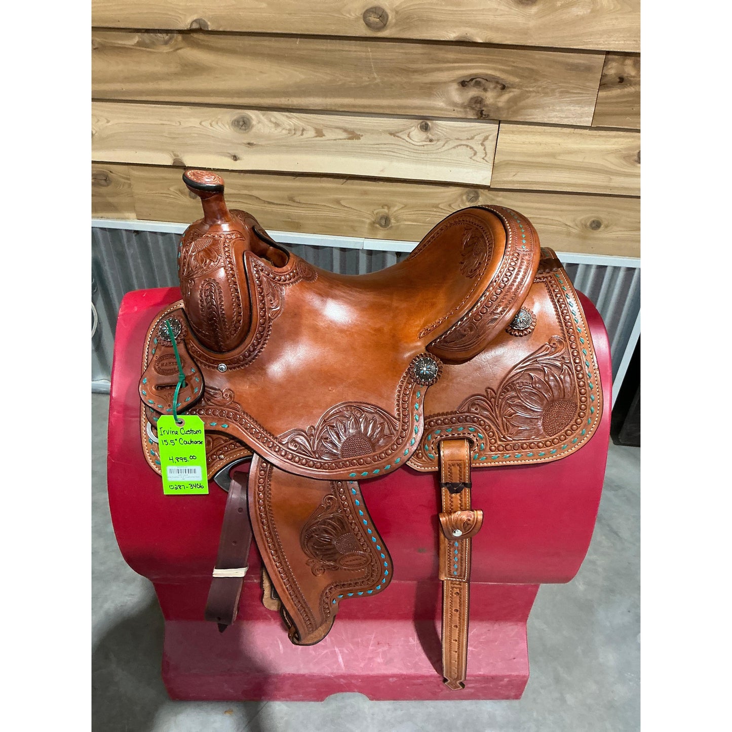 Irvine Custom 15.5" Cowhorse Saddle