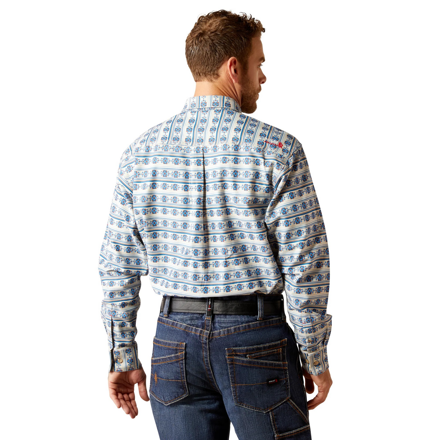 Ariat Men's FR Tenmile Long Sleeve Work Shirt - Almond Milk