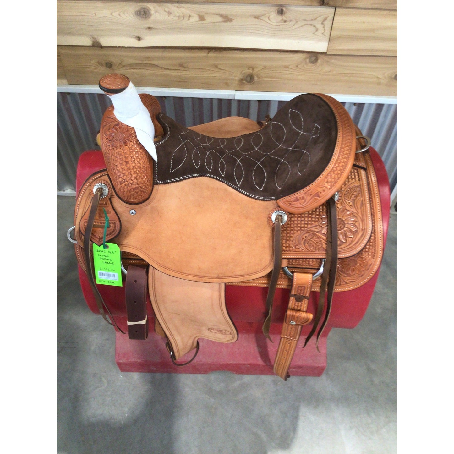 Irvine 16.5" Custom Roping Saddle