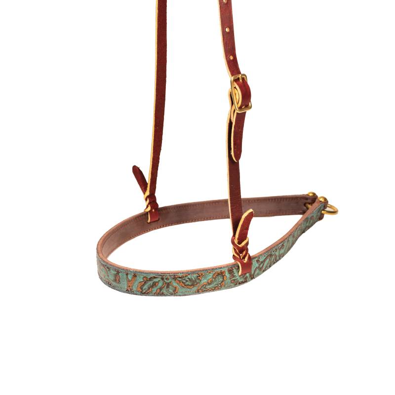 Professional's Choice Double Ply Copper Emerald Noseband