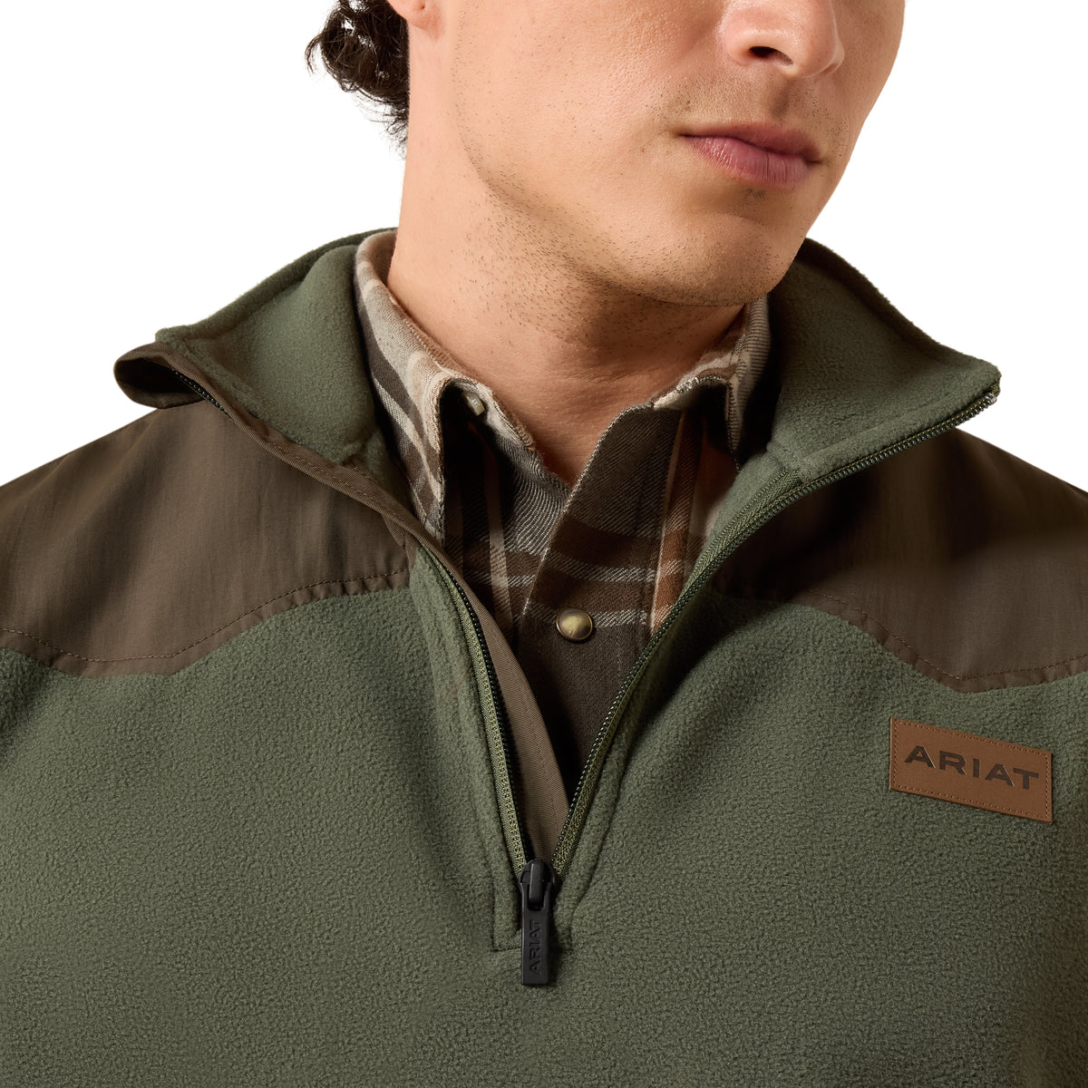 Ariat Men's Basis Fleece Sweater - Thyme Desert