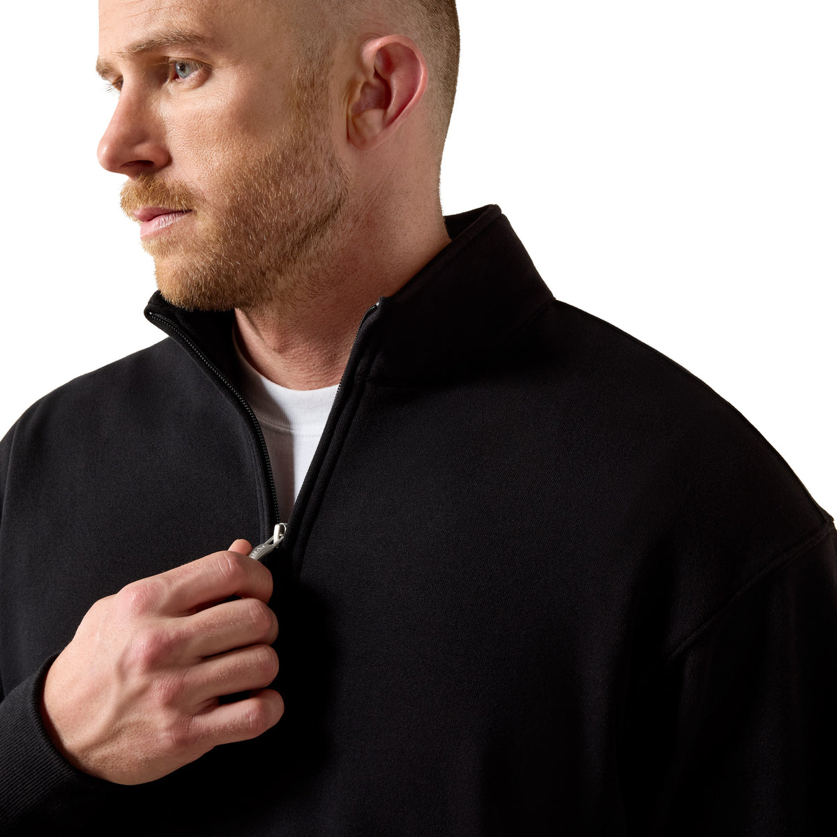 Ariat Men's Core 1/4 Zip Sweatshirt - Black