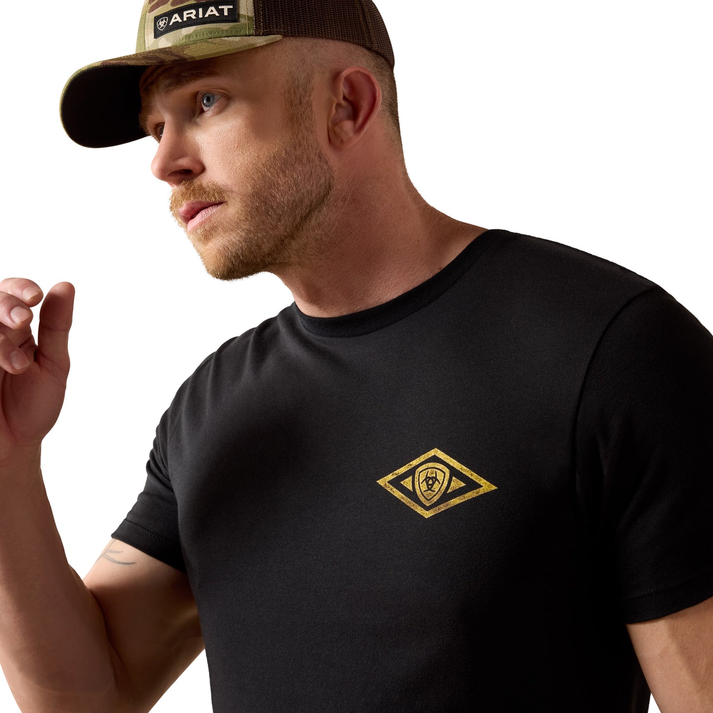 Ariat Men's Fort Knox Locks T-Shirt - Black