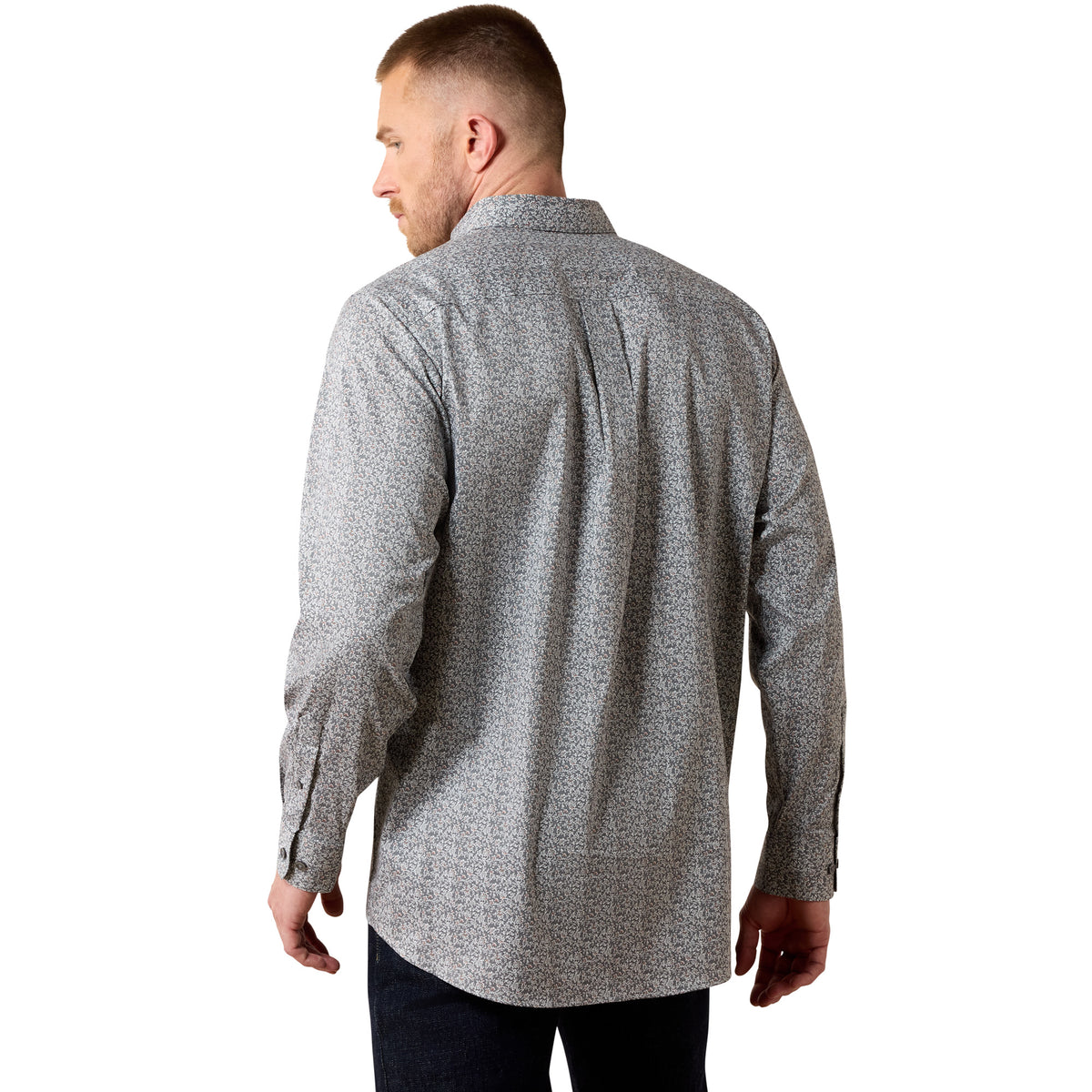 Ariat Men's Everything Classic Fit Shirt - Quiet Shade Vine Print