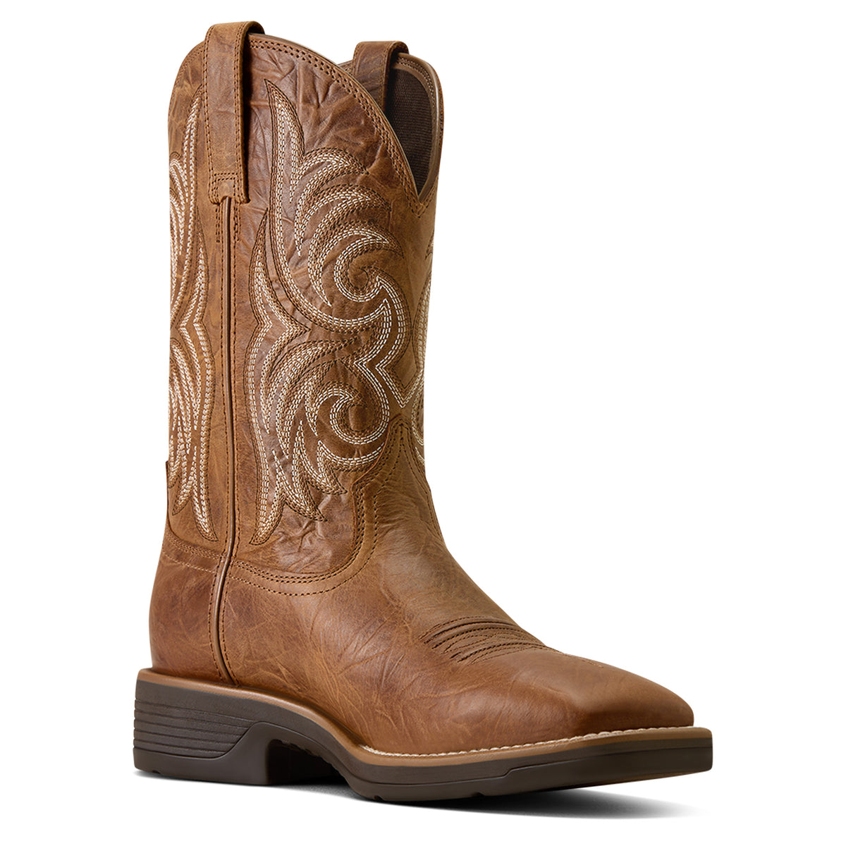 Ariat Men's Ranger Wide Square Toe Cowboy Boot - Sunbaked Tan