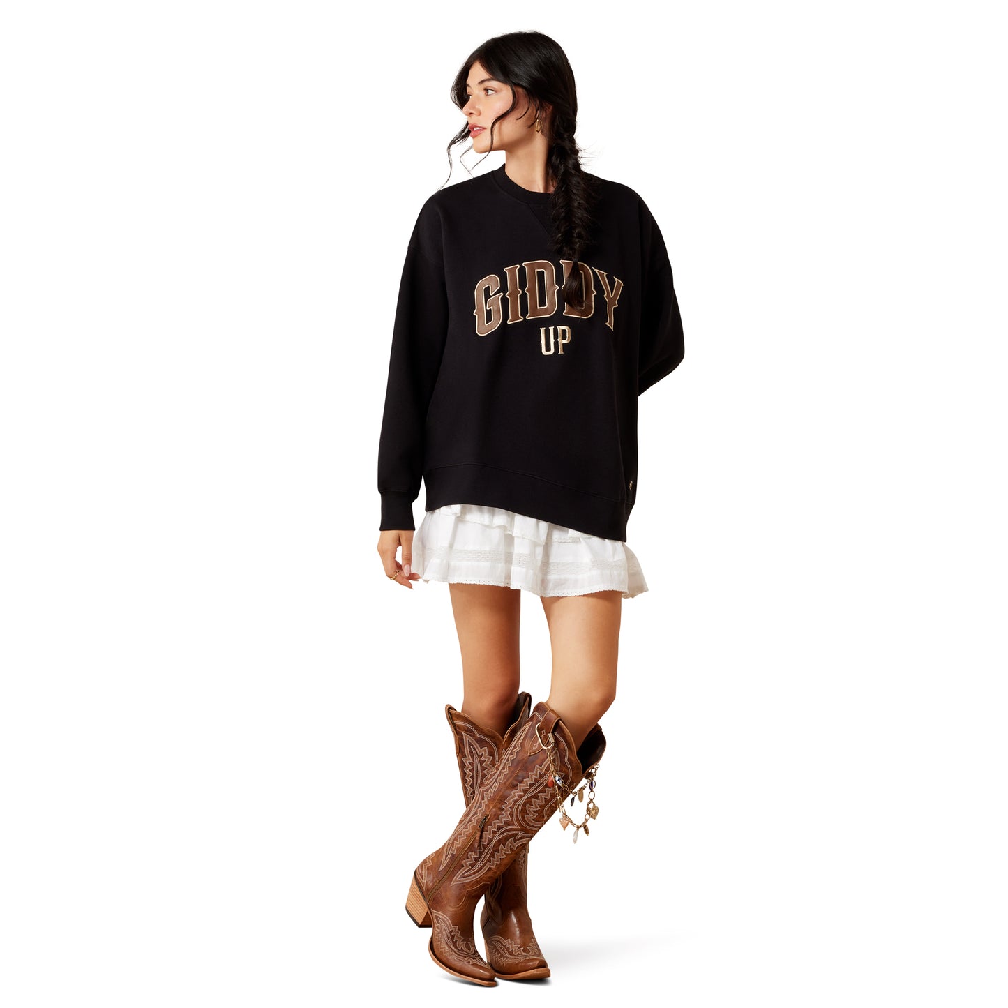 Ariat Women's Oversize Sweatshirt - Black