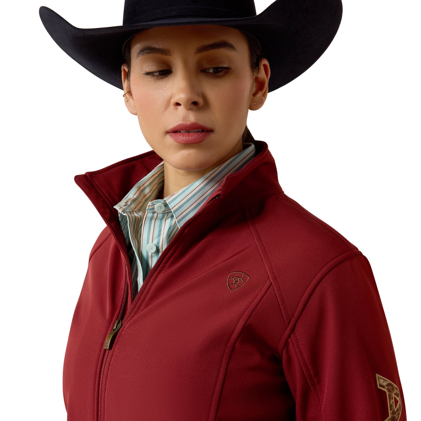 Ariat Women's Logo Softshell Jacket - Syrah