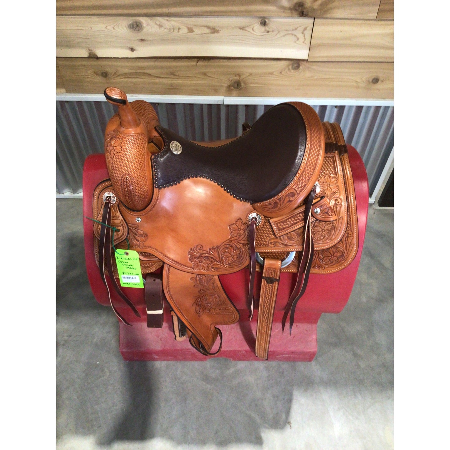 R.Ruelas 15.5" Custom Cutting Saddle