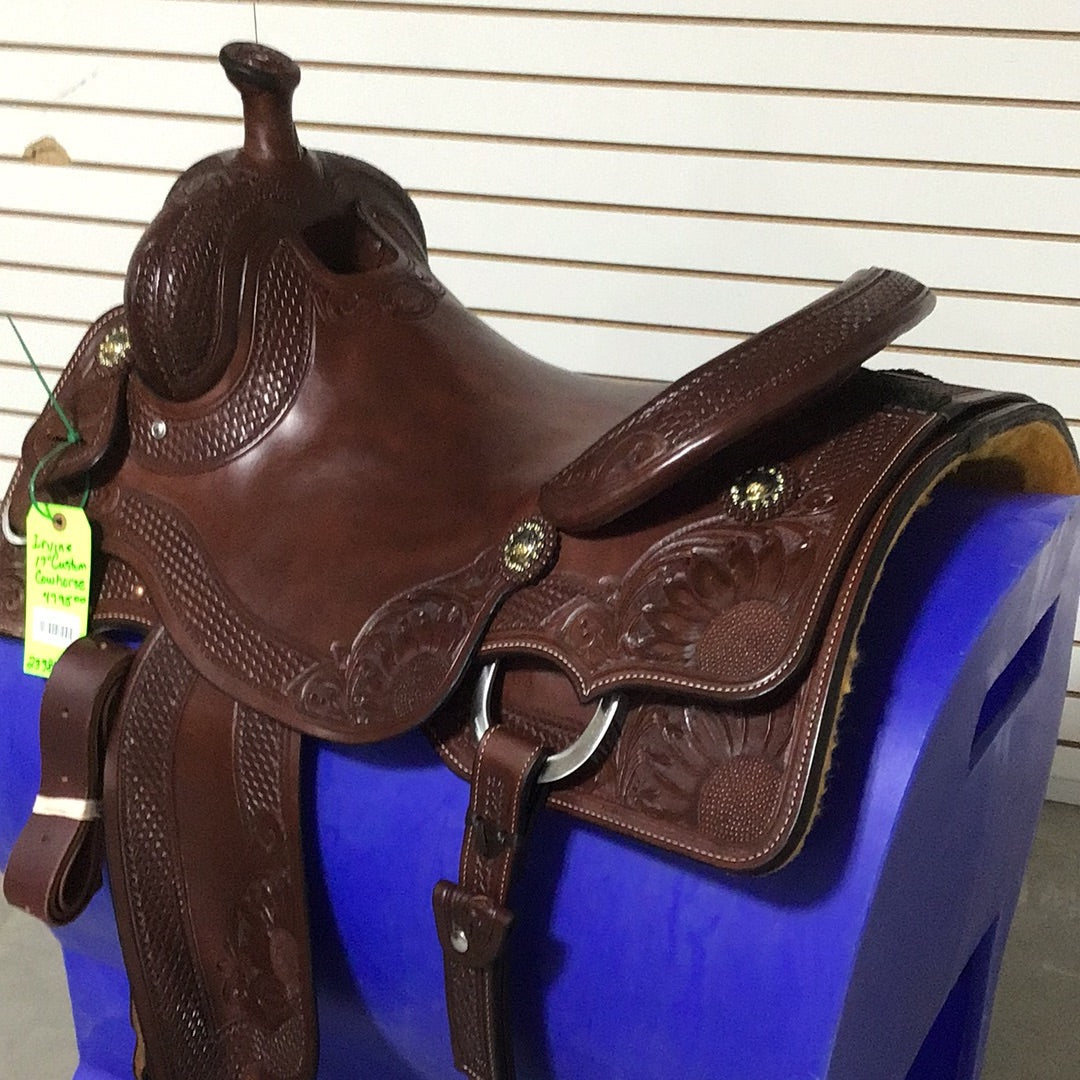 Irvine Custom 17" Cowhorse Saddle