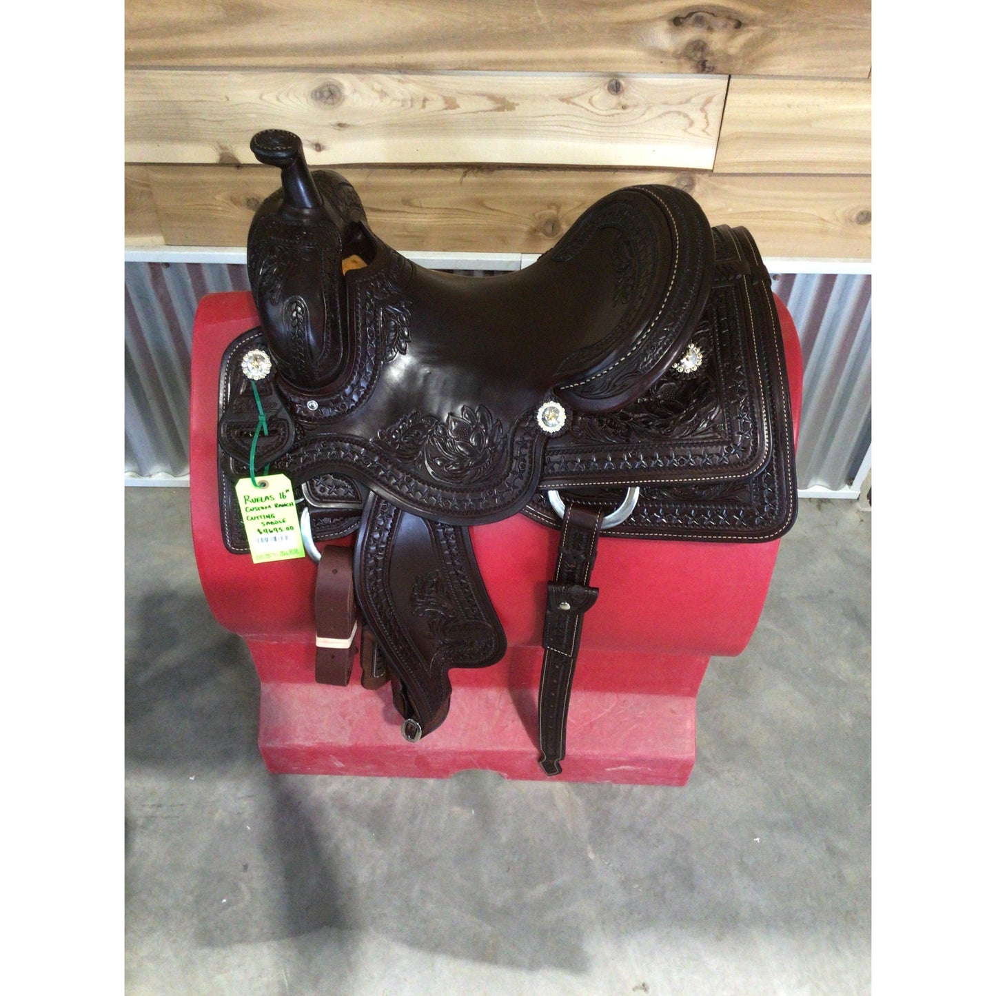 R. Ruelas 16" Custom Ranch Cutting Saddle