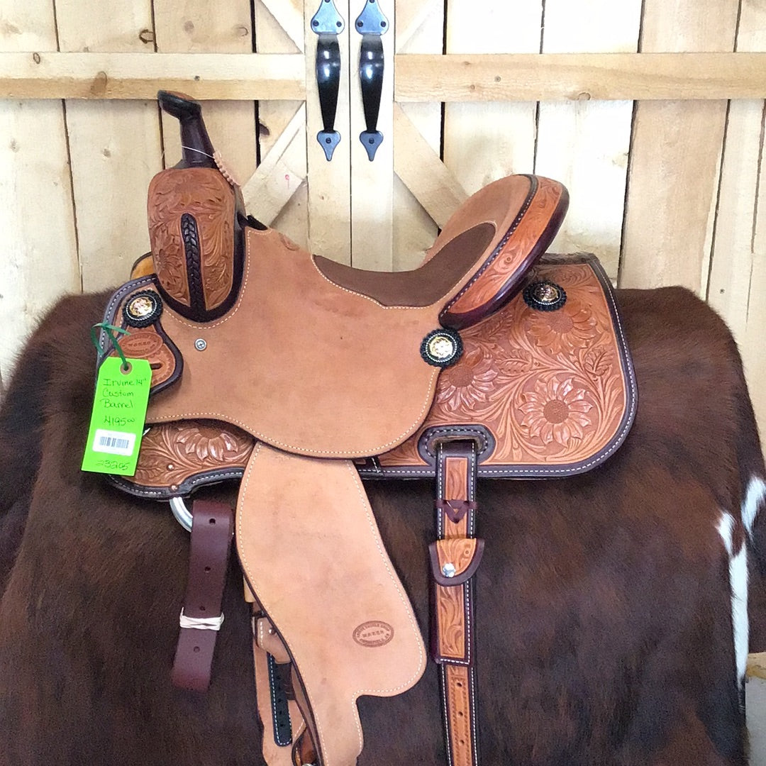 Irvine Custom 14" Barrel Saddle