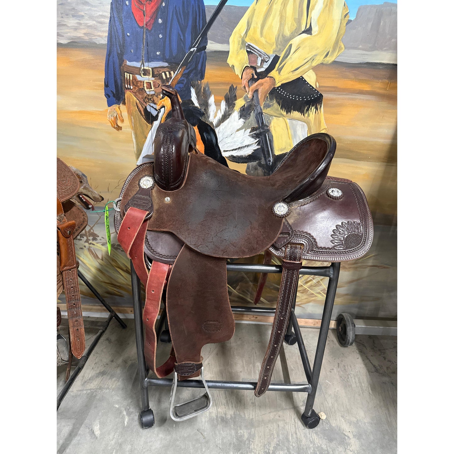 Used 16.5" Irvine Elite Barrel Saddle