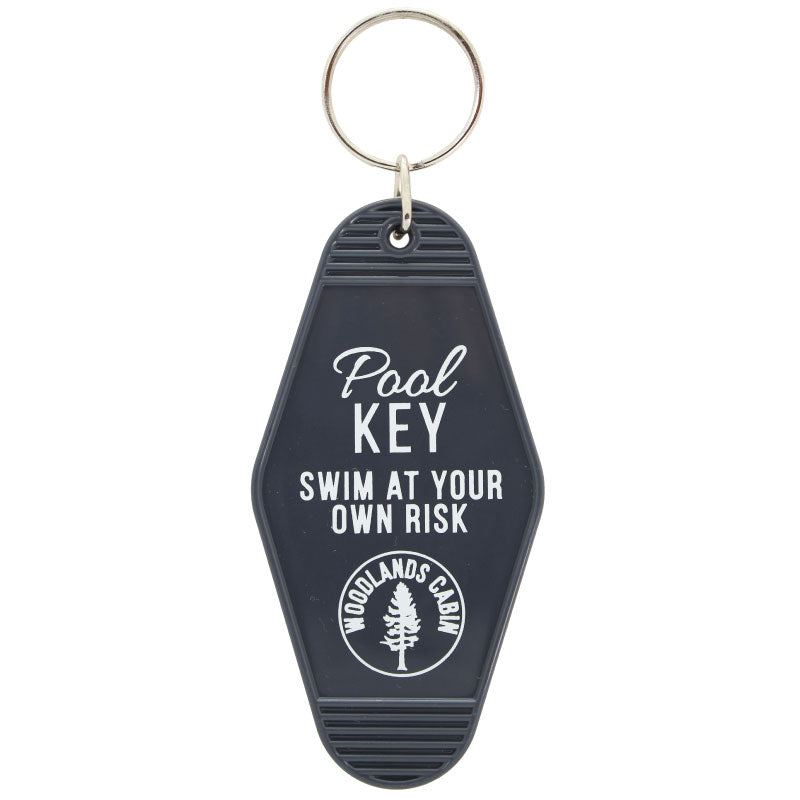 KC Gifts Key Chain Pool Key- Black