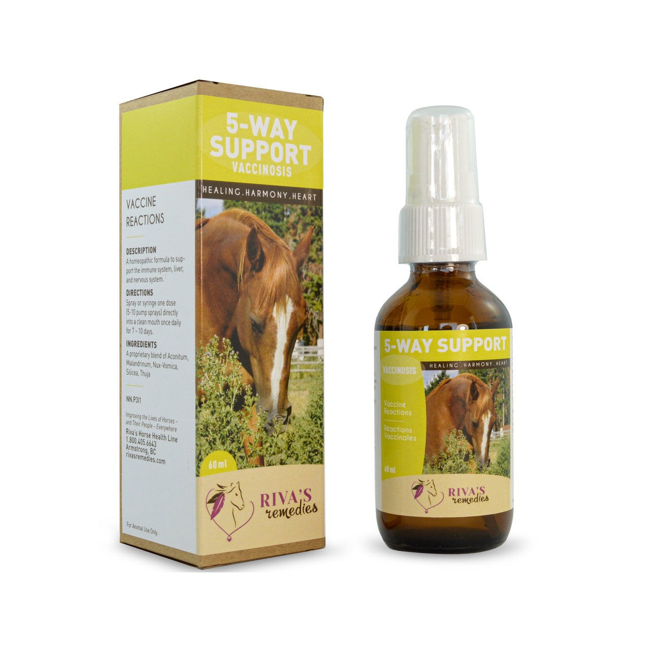 Riva's Remedies Equine 5-Way Support - 60ml