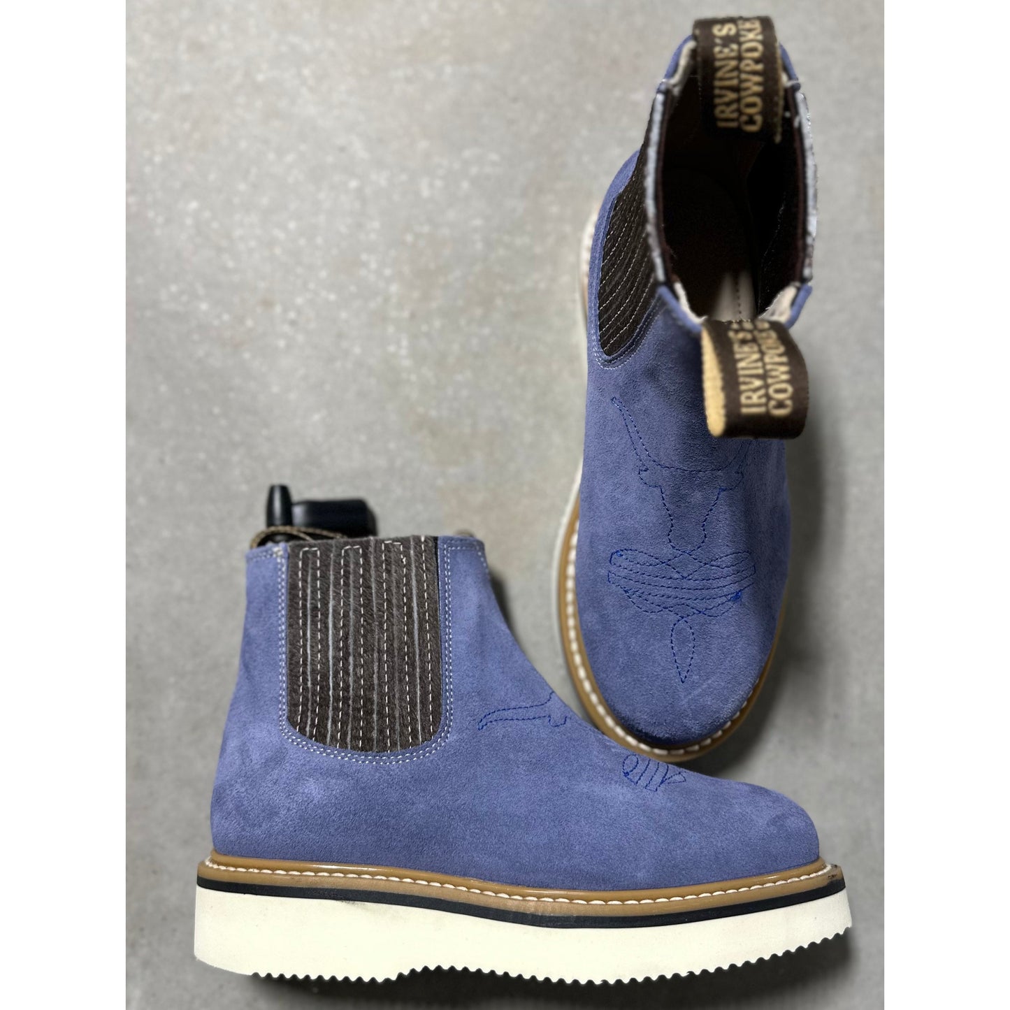 Irvine's Cowpoke Suede W/ Cowhide