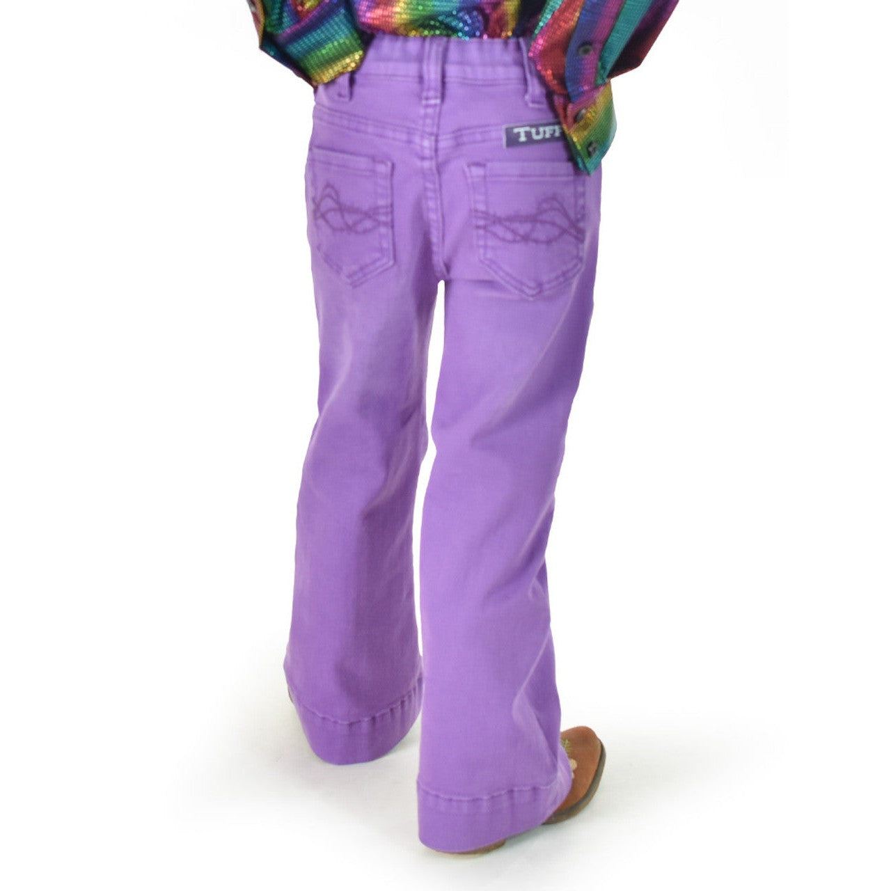 Cowgirl Tuff Girl's Grape Escape Trouser Jean - Purple