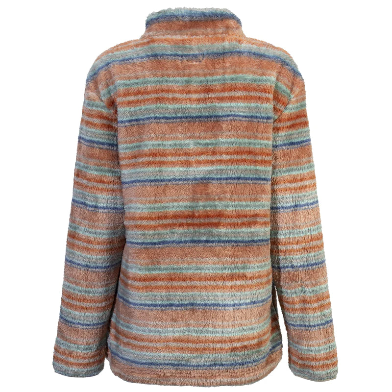 Hooey Women's Fleece Pullover - Pink/Serape