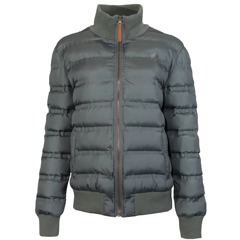 Hooey Women's Quilted Track Jacket - Green