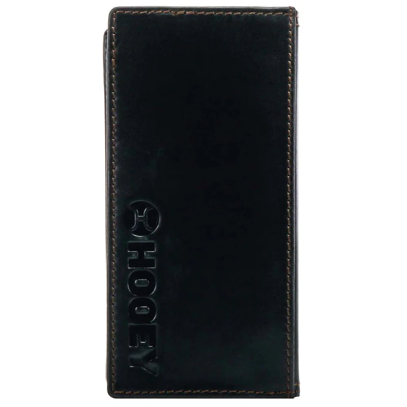 Hooey Men's Classic Smooth Rodeo Wallet - Black