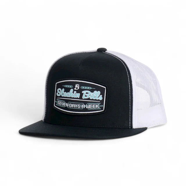 Stackin Bills Fletch Flat Billed Cap - Black