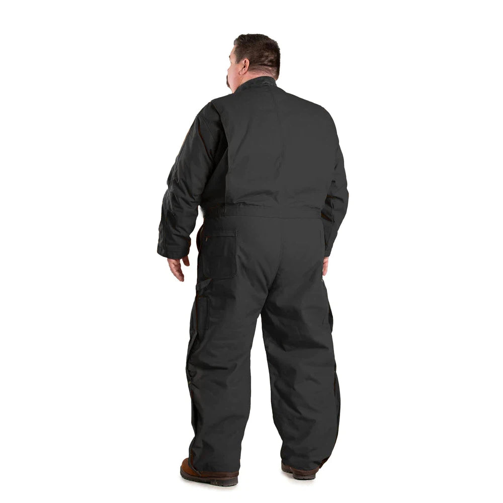 Berne Men's Heritage Duck Insulated Coverall - Black