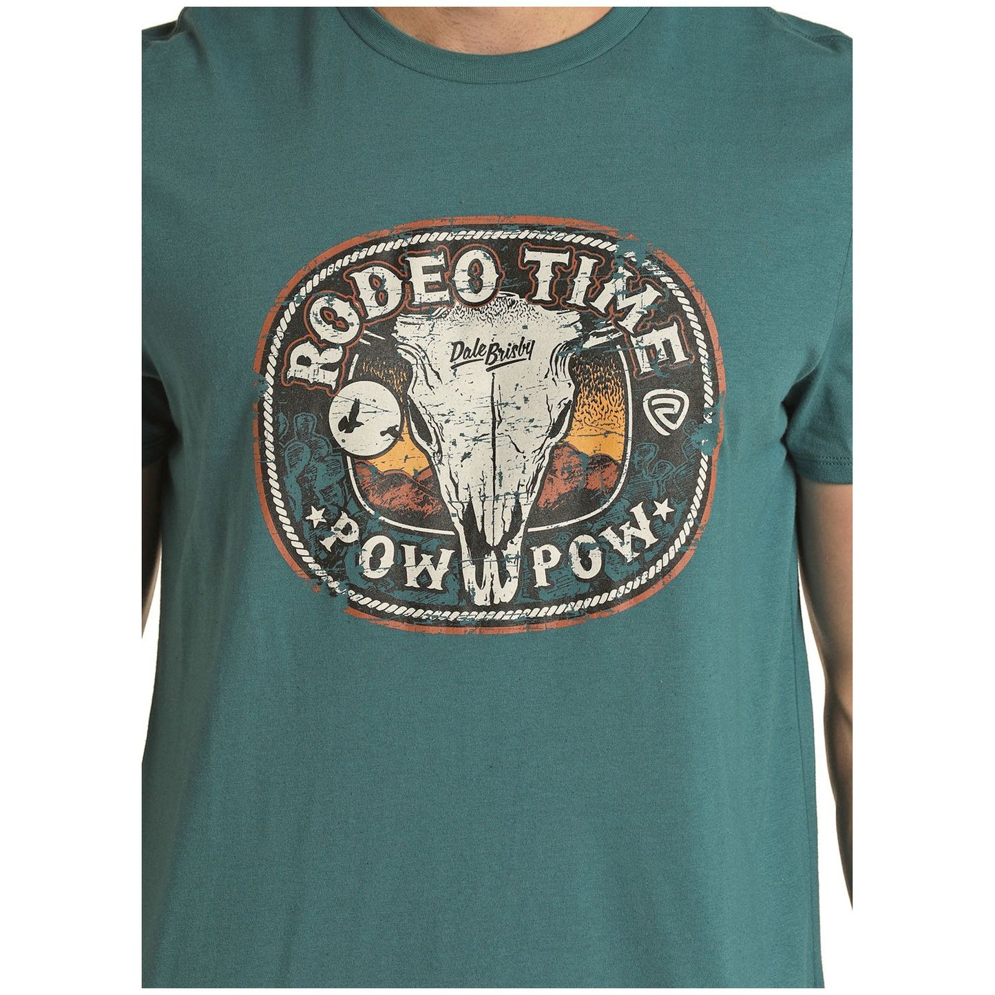 Rock & Roll Unisex Dale Graphic Tee - Teal