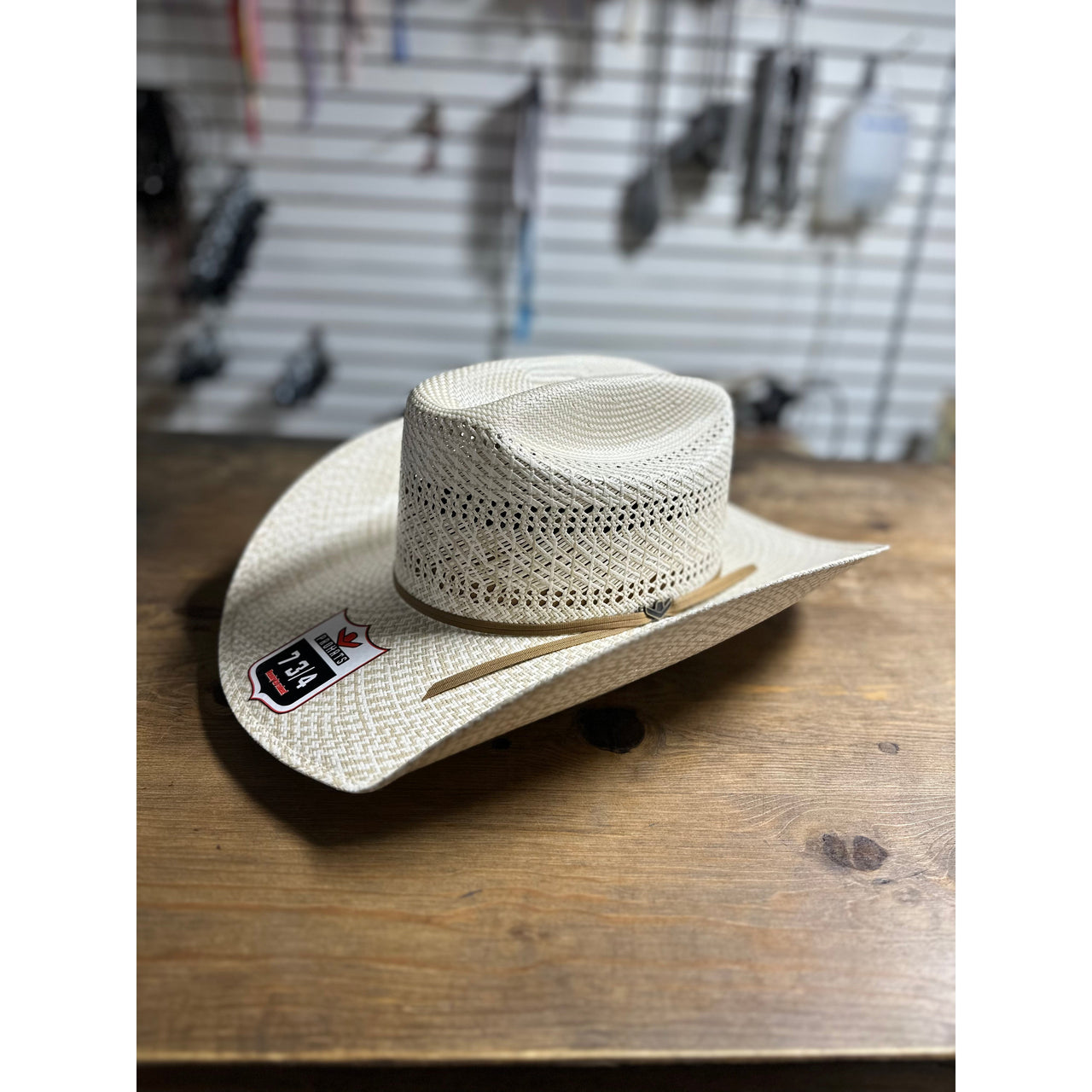 ProHat Straw Precreased  Western Hat - PHB3P