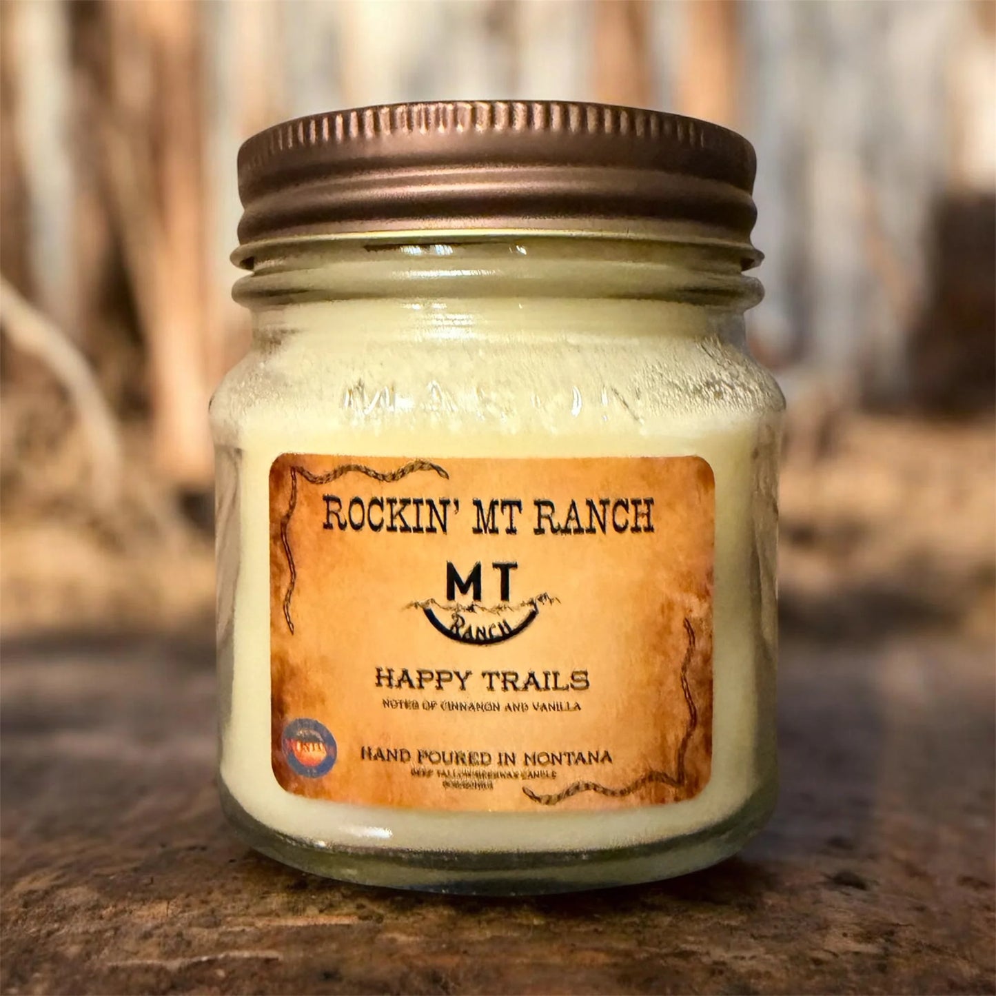 Rockin MT Ranch Tallow Ranch Candle- 8 ounce