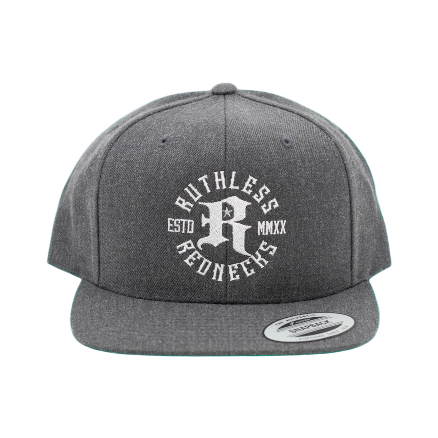 Ruthless Rednecks Icon Flat Brim Hat - Dark Heather - Irvine Tack & Western Wear