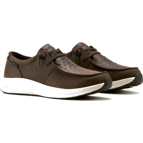 Ariat Men's Buckeye Waterproof Shoe- Dark Chocolate