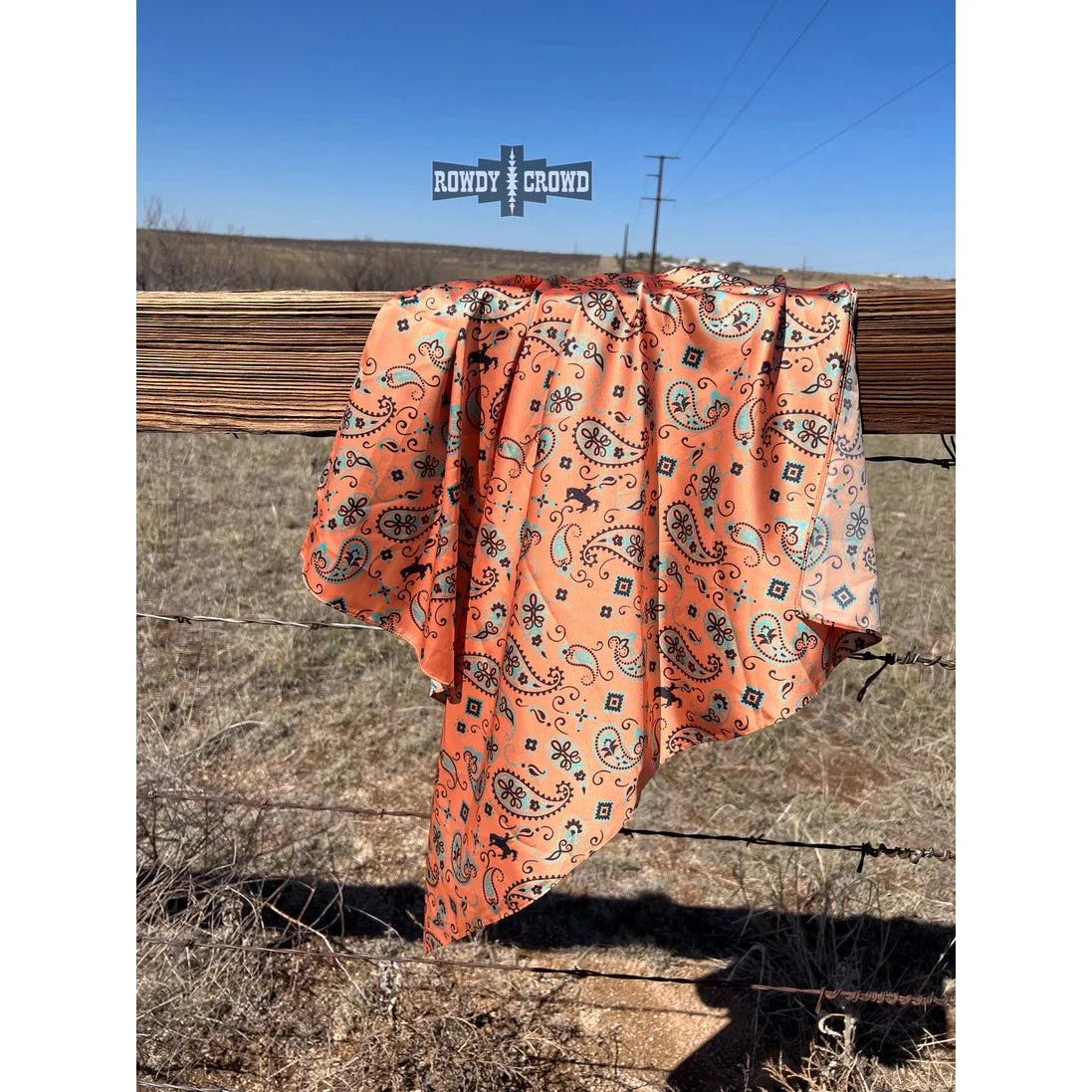 Rowdy Crowd 26x26 Wild Rag - Blazin' Trails