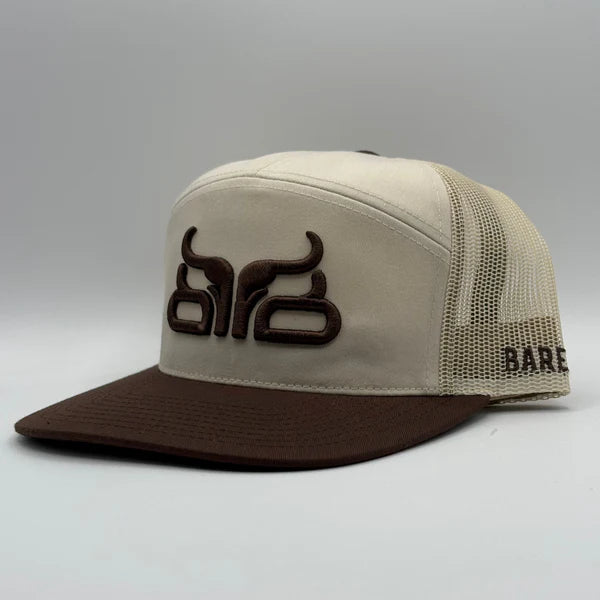 Baredown Brand Harline 7 Panel Cap-Flat Brim