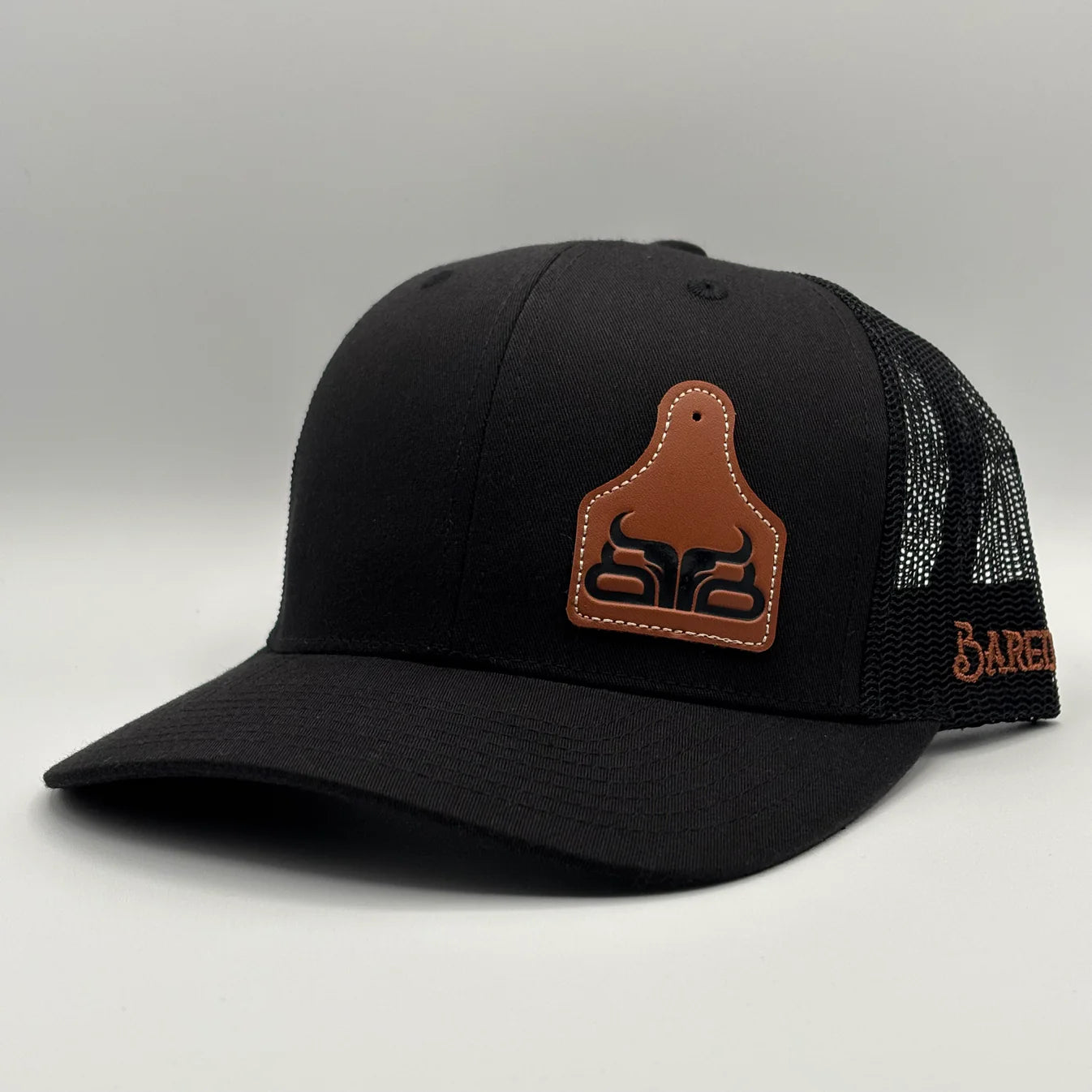 Baredown Ear Tag Leather Patch - Youth