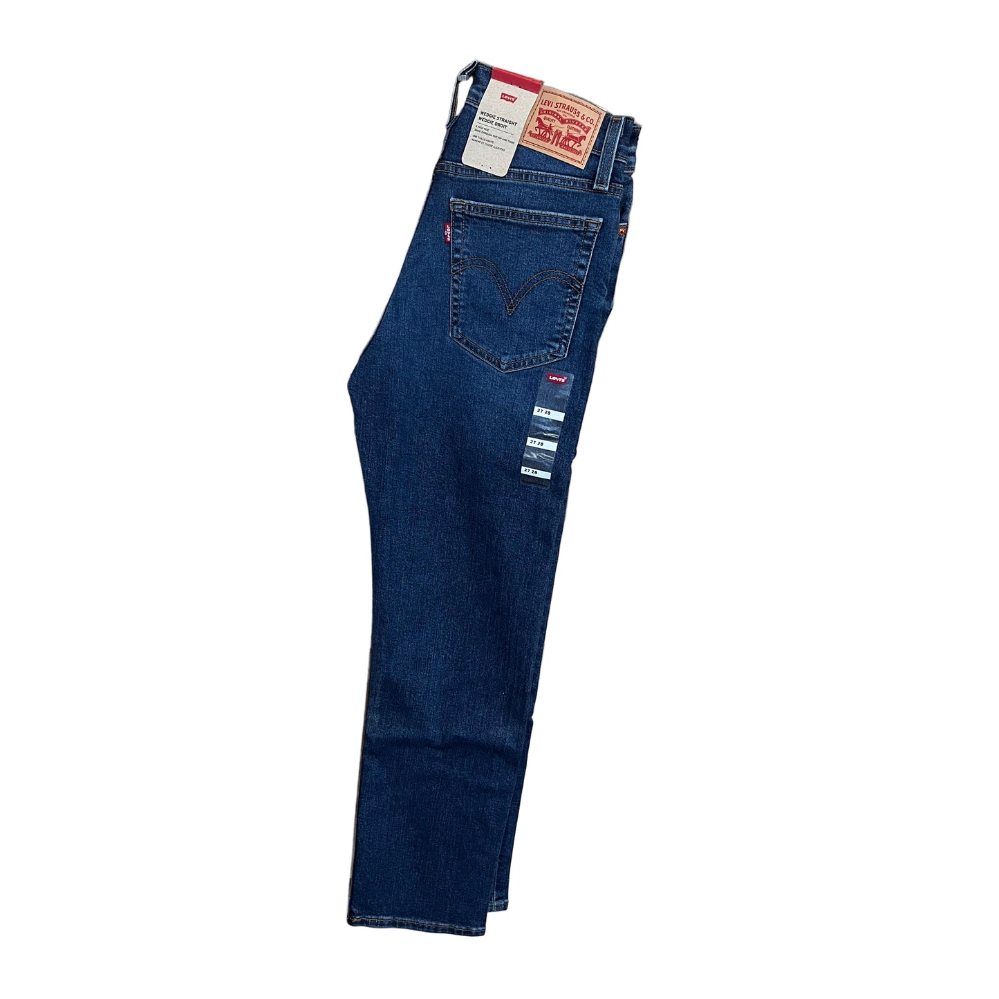 Levi's Women's Straight Leg Wedgie Here We Go Jean - Indigo