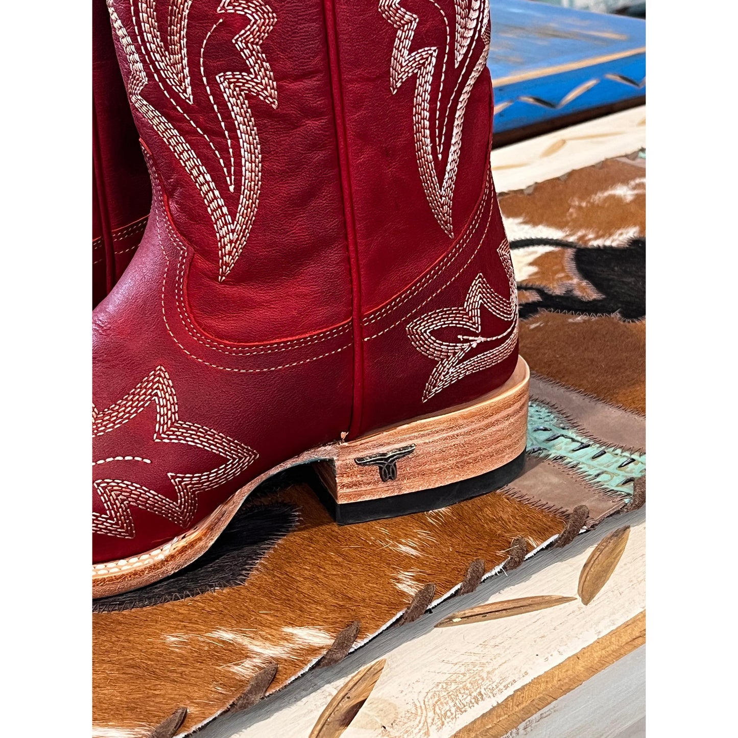 Lane Boots Women's Saratoga Square Boot - Smoldering Red