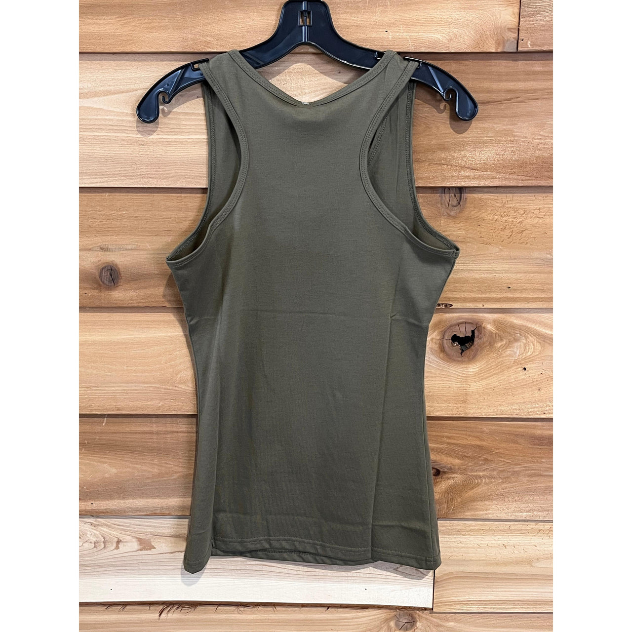 Hostile Western Women's Short Sleeve Tank-Brown