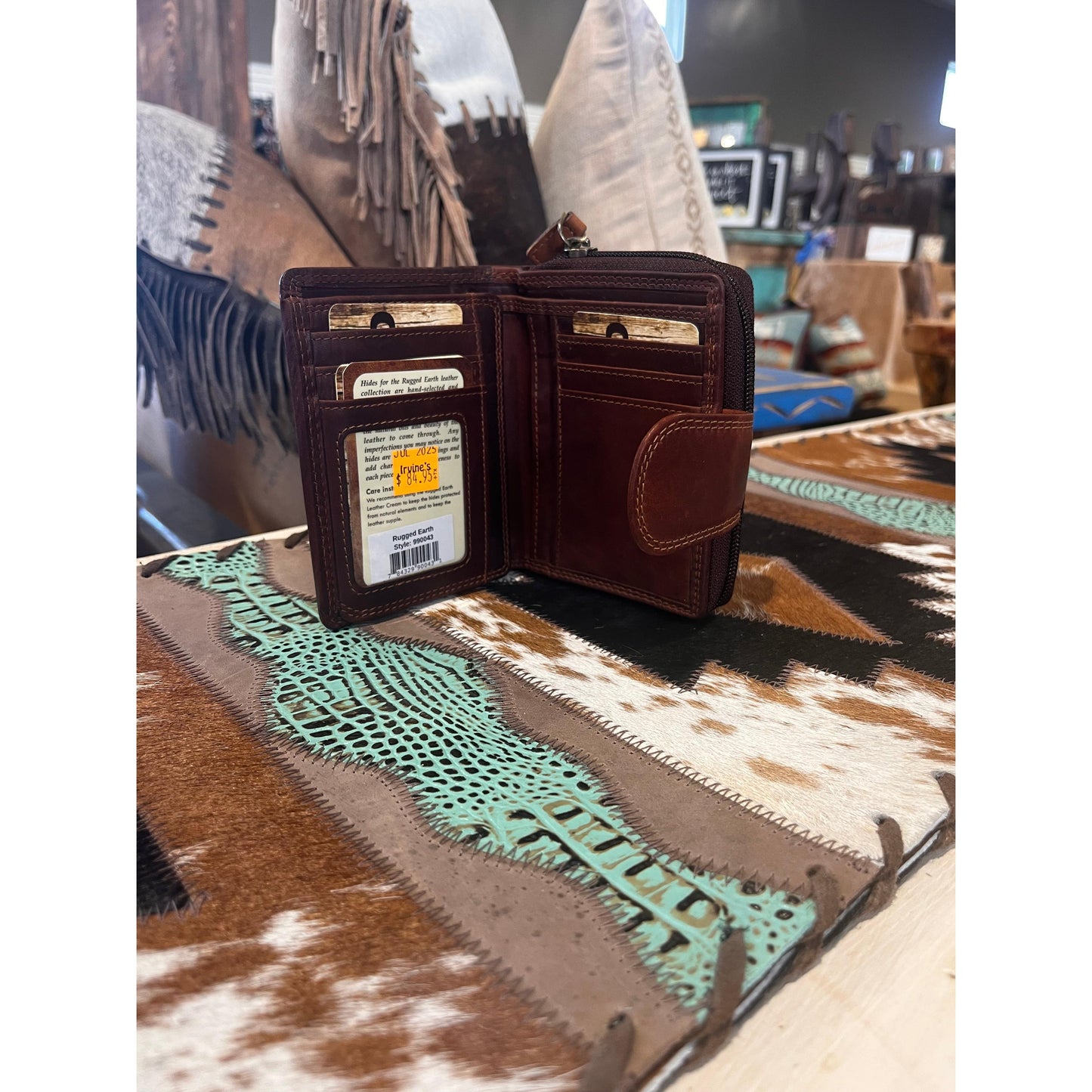 Rugged Earth Leather Wallet