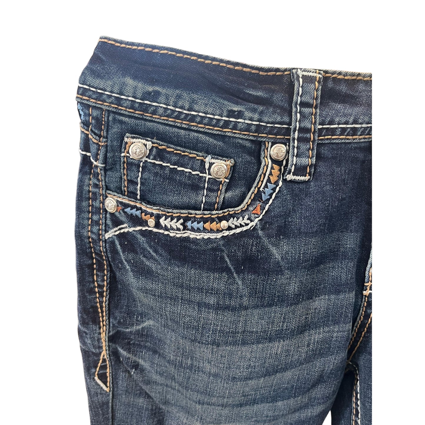 Grace in LA Women's Jeans - Aztec Yoke