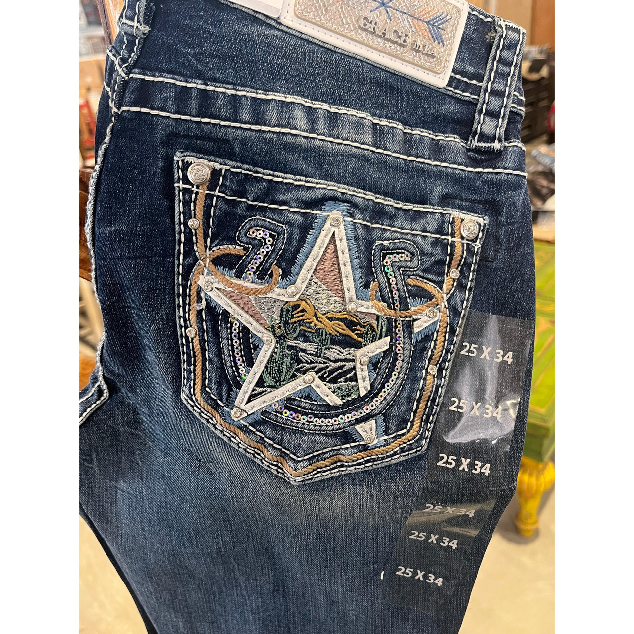 Grace in LA Women's Star Modify Jeans