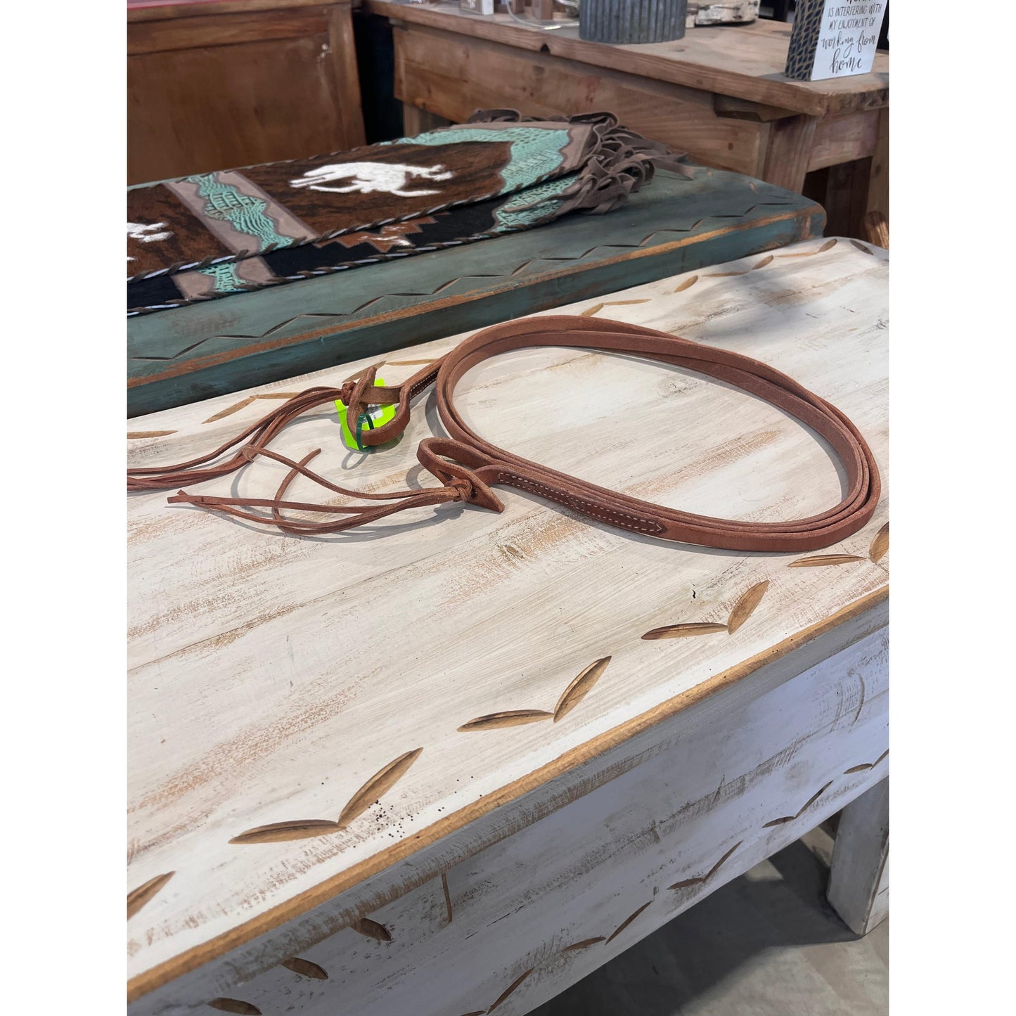 Irvine's Roping Rein - Quick Change Button 1/2" x 8'