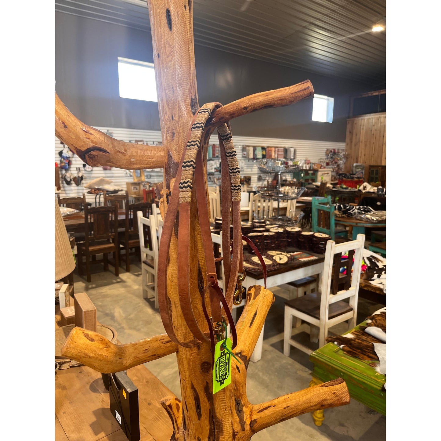 Irvine's Roping Rein 5/8"x 8' - With Rawhide Knots