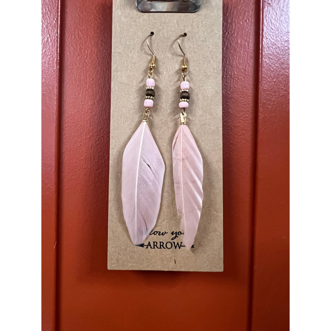 Follow Your Arrow Earrings - Feathers
