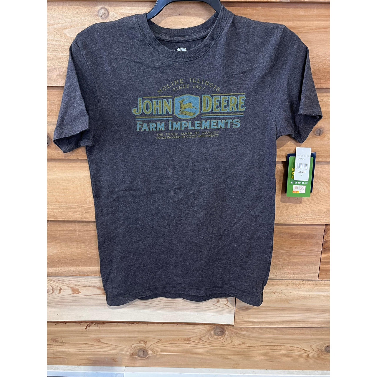 John Deere Farm Implements Shirt - Black