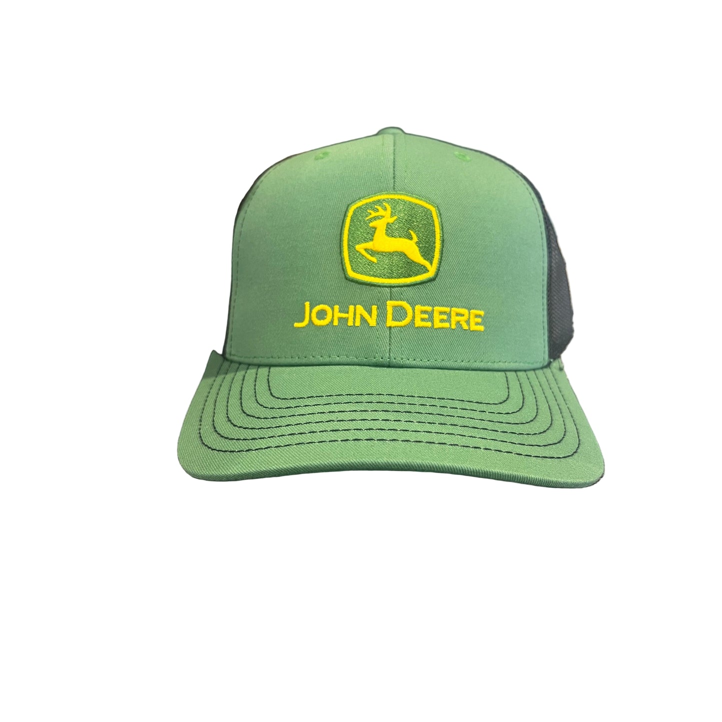 John Deere Curled Cap - JD Green