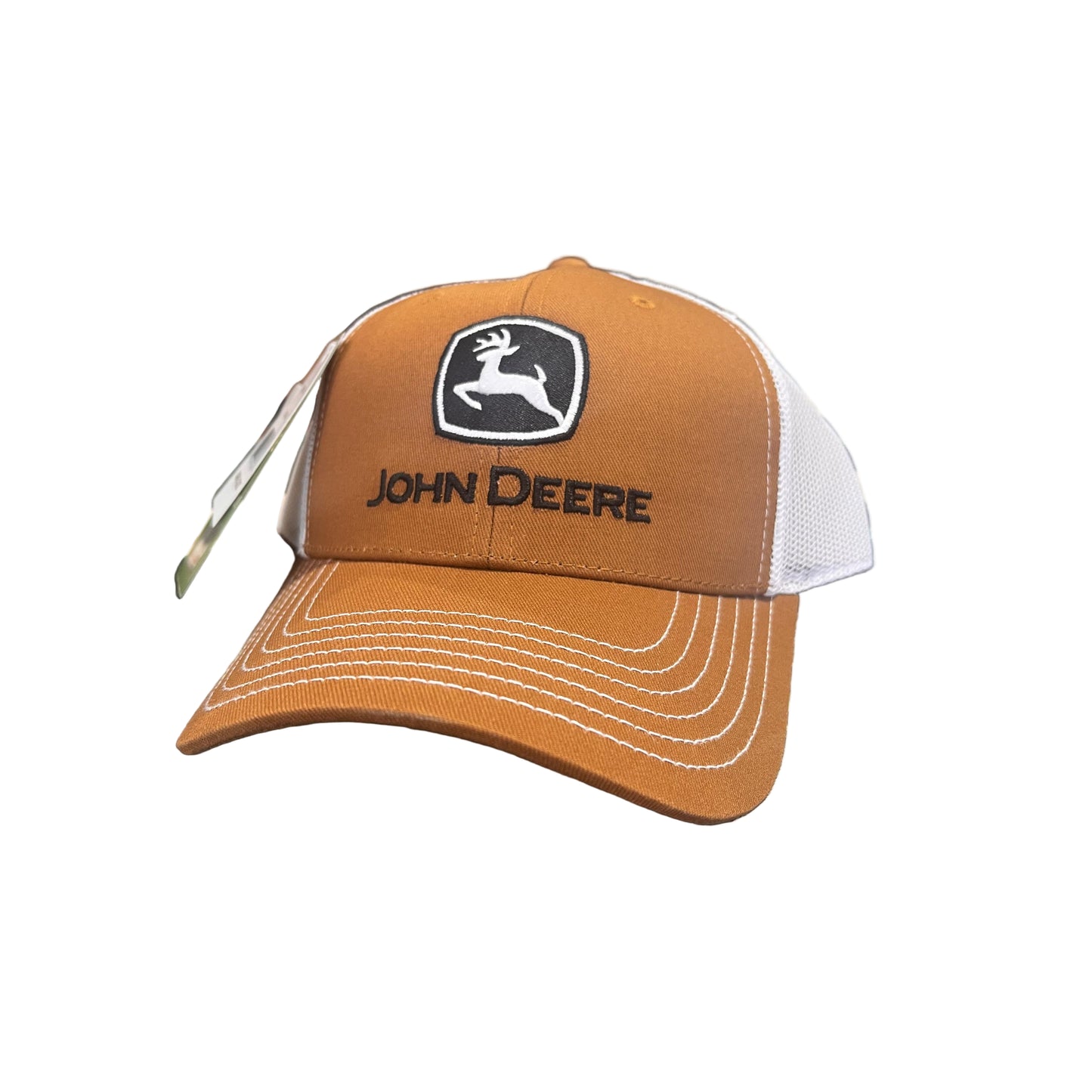 John Deere Construction Curved Cap - Brown
