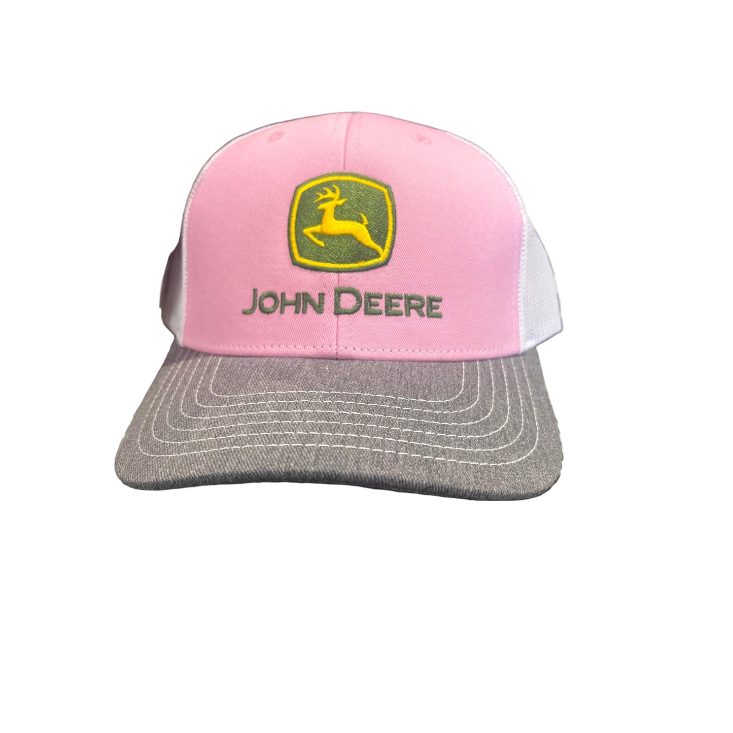 John Deere Cap - Pink/White/Charcoal