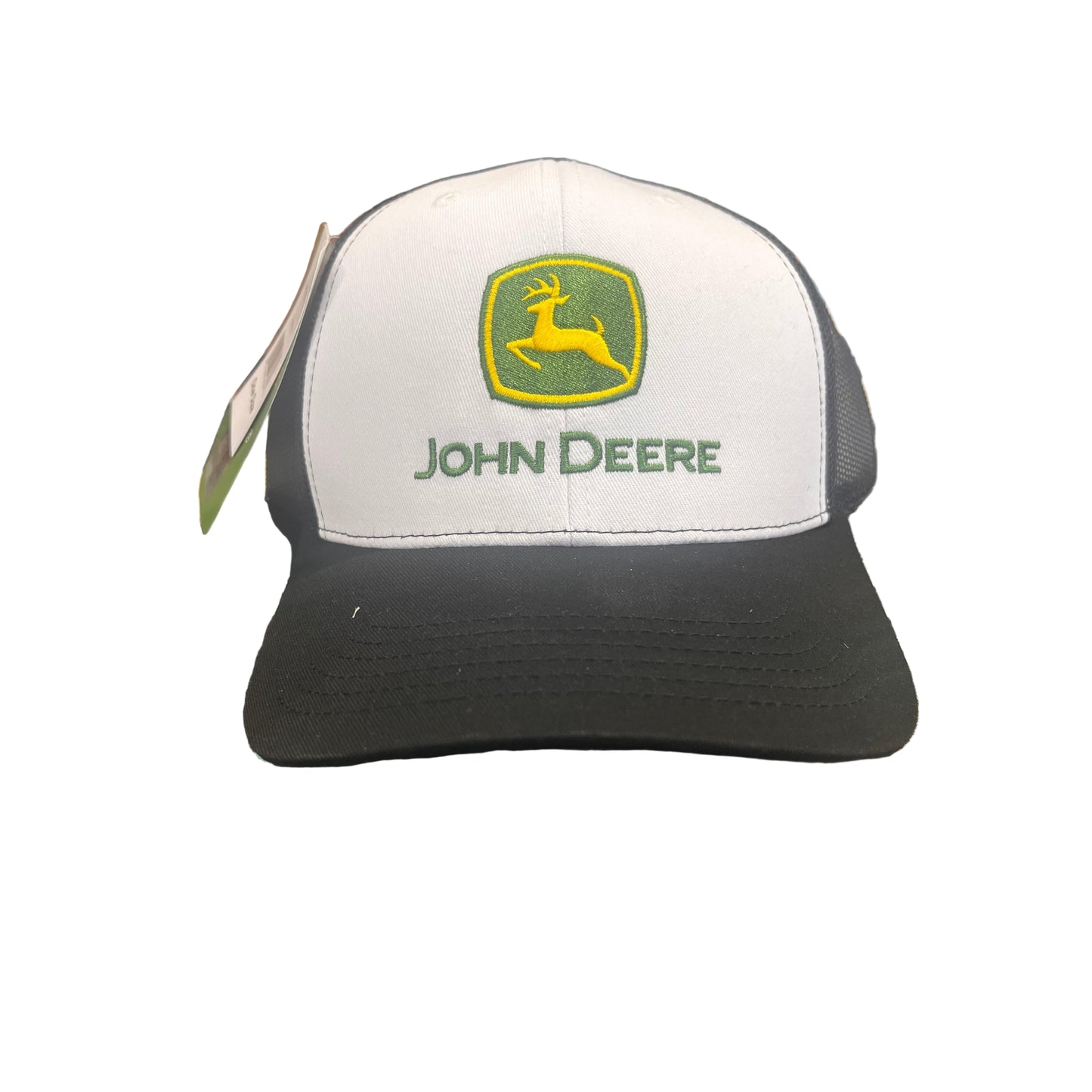 John Deere Trademark Cap - White/Black