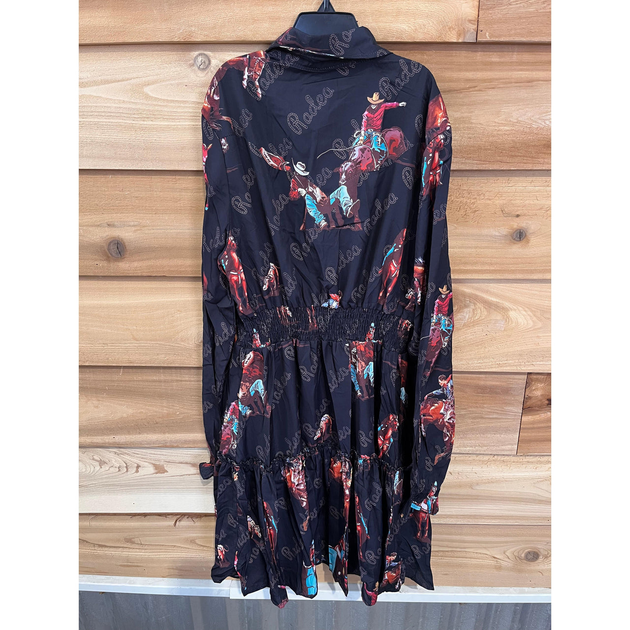 Fashion Express Women's Western Dress- Black