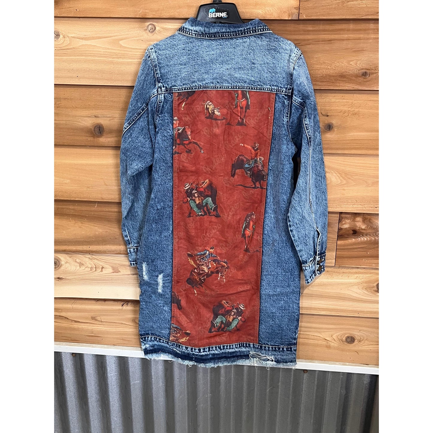 Fashion Express Women's Long Sleeve Western Jacket- Denim